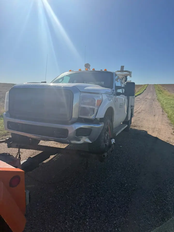 Force Towing truck transporting a customer vehicle