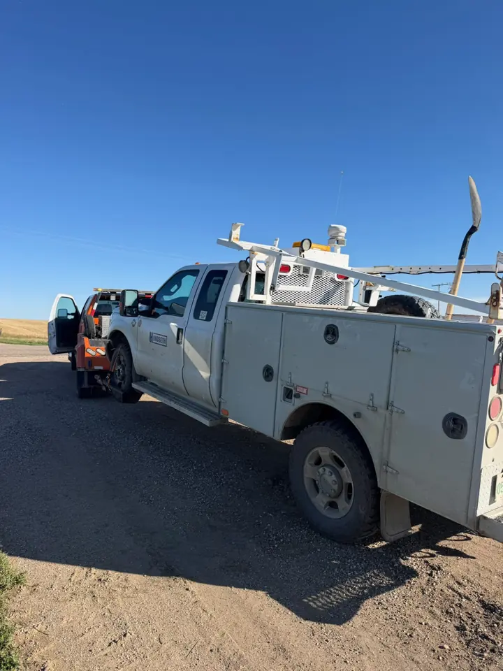 Force Towing truck transporting a customer vehicle